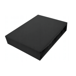 Jersey prostěradlo Exclusive černé