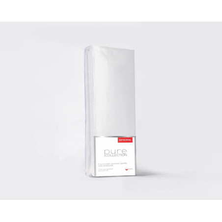 Saténové napínací prostěradlo Pure Collection stříbrná 120X200 ZG