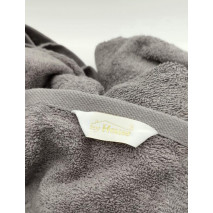 Plážová osuška šedá 100x180 cm BIG