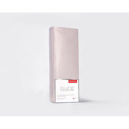 Saténové napínací prostěradlo Pure Collection pudrově růžová 120X200 ZG