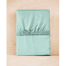 Saténové napínací prostěradlo Pure Collection mátová 120x200 ZG