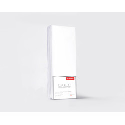 Saténové napínací prostěradlo Pure Collection bílá 90x200 ZG