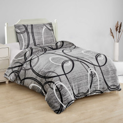 Povlečení 2 dílné  mikroplyš RINGS 140x200, 70x90