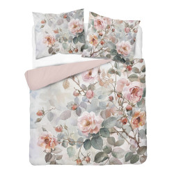 Francouzské 3 dílné povlečení mikrovlákno Růžový sen 5305A