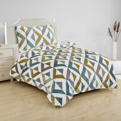 Povlečení 2 dílné  mikroplyš  CUBO PASTEL  140x200, 70x90