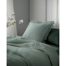Povlečení bavlněné 2 dílné Falbana matová, 140x200, 70x80 cm