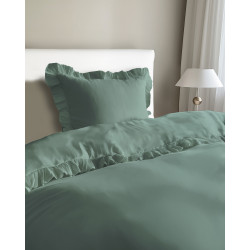 Povlečení bavlněné 2 dílné Falbana matová, 140x200, 70x80 cm