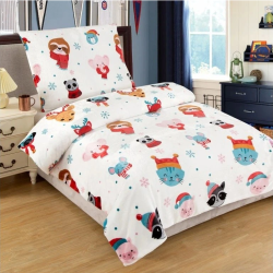 Povlečení 2 dílné mikroplyš ZOO 140x200, 70x90