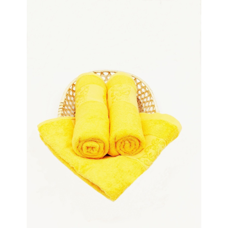 Ručník bambusový žlutý 50x100 cm Ankara