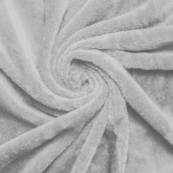 Mikroplyšové prostěradlo stříbrné