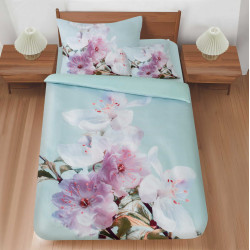 3D Povlečení mikrosaten Sakura 3ks