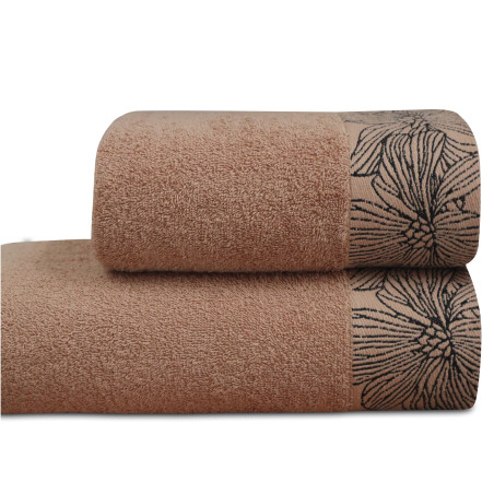 Osuška  froté oříšková 70x140 cm Valencia