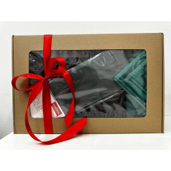 Dárkový set: prostěradlo 120x200, povlečení  a ručník Castle - zelený