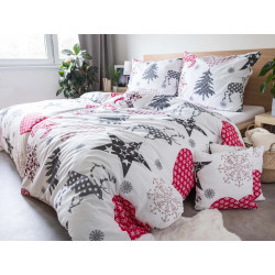 3 dílné povlečení bavlna Sob srdce