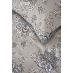 Francouzské 3dílné perkálové povlečení Romantic Garden béžové 5242B, 220x200+2X 70x80