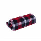 Fleecová deka kostka černo-červená 150 x 200 cm