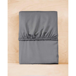 Napínací mikrosaténové prostěradlo šedé 120x200 ZG