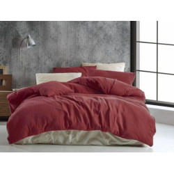 Mušelínové povlečení vínové