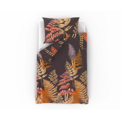 Saténové povlečení LUXURY COLLECTION KAPRADÍ hnědé