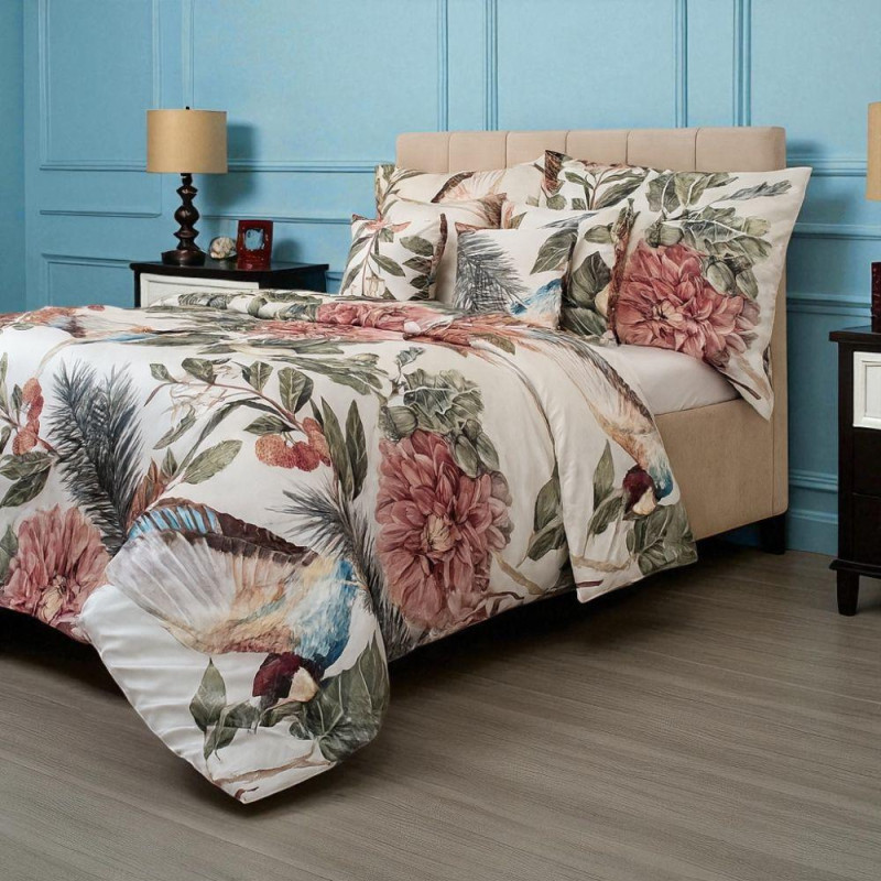 Saténové povlečení LUXURY COLLECTION Kolibřík