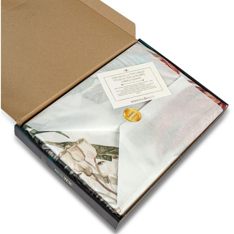 Saténové povlečení LUXURY COLLECTION Kolibřík