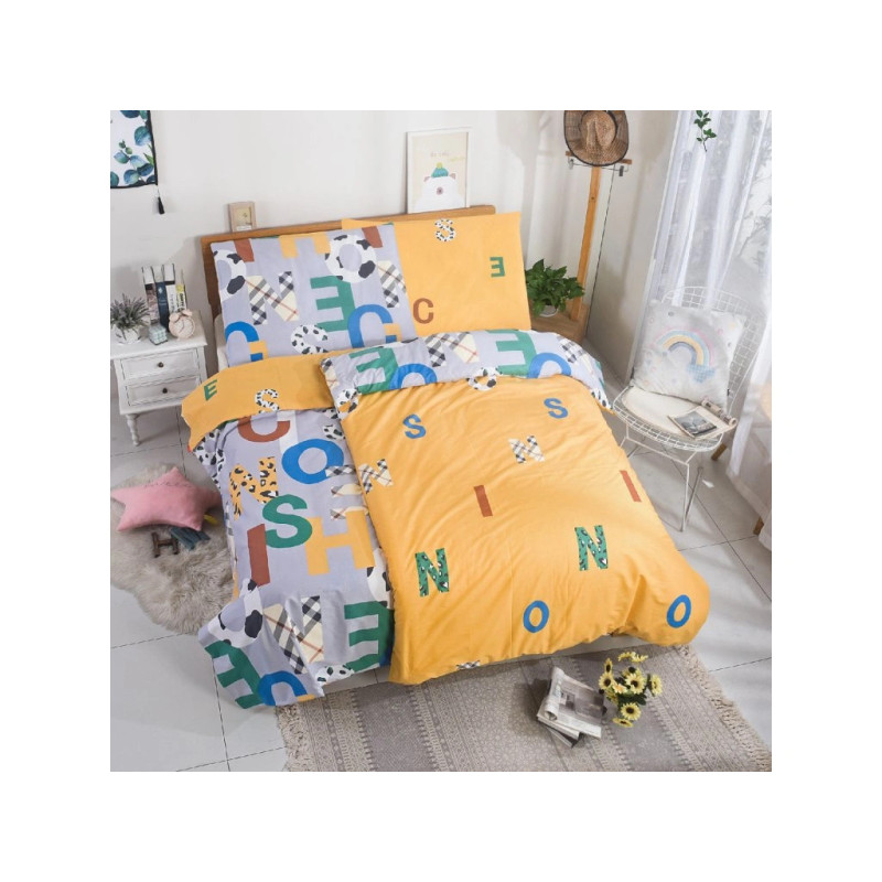 "V školu" oboustranné povlečení bavlněný satén jemnost a kvalita