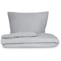 Saténové povlečení LUXURY COLLECTION světle šedé