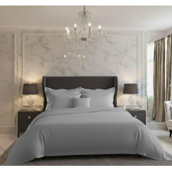 Saténové povlečení LUXURY COLLECTION světle šedé