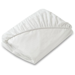 Dětské nepropustné Froté prostěradlo s PU bílé