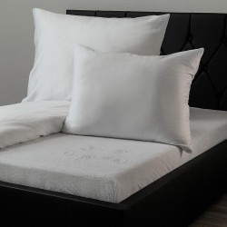 Nepropustné Froté prostěradlo s PU bílé