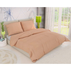 Krepové povlečení lososové