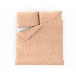 Krepové povlečení lososové