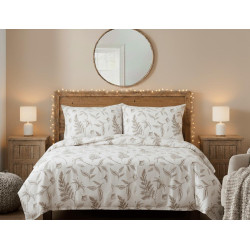 Flanelové povlečení LILIE béžová