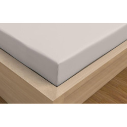 Saténové prostěradlo s gumou bílé