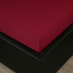 Jersey prostěradlo s lycrou vínové