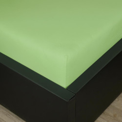 Jersey prostěradlo s lycrou světle zelené