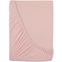 Jersey prostěradlo s lycrou světle růžové