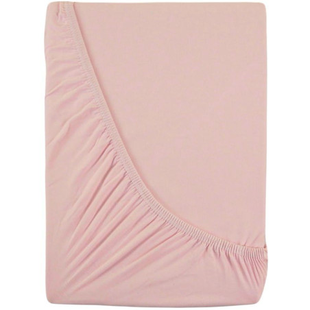 Jersey prostěradlo s lycrou světle růžové