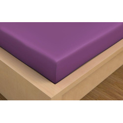 Prostěradlo bavlněné napínací fialové