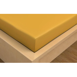 Prostěradlo bavlněné napínací žluté