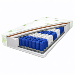 Taštíčková matrace DAKOTA PLUS 20 cm  s kokosem a potahem Aloe Vera