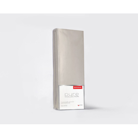 Saténové napínací prostěradlo Pure Collection béžová 220X200 ZG