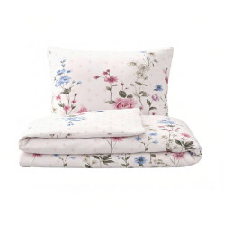 Bavlněné povlečení DELUX LOUKA růžová