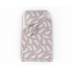 Bavlněné povlečení do dětské postýlky Shelby béžové