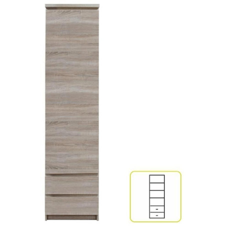 Skříň, dub sonoma, PANAMA Typ 02