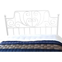 Postel s lamelovým roštem 160x200, bílá,  BEHEMOTH