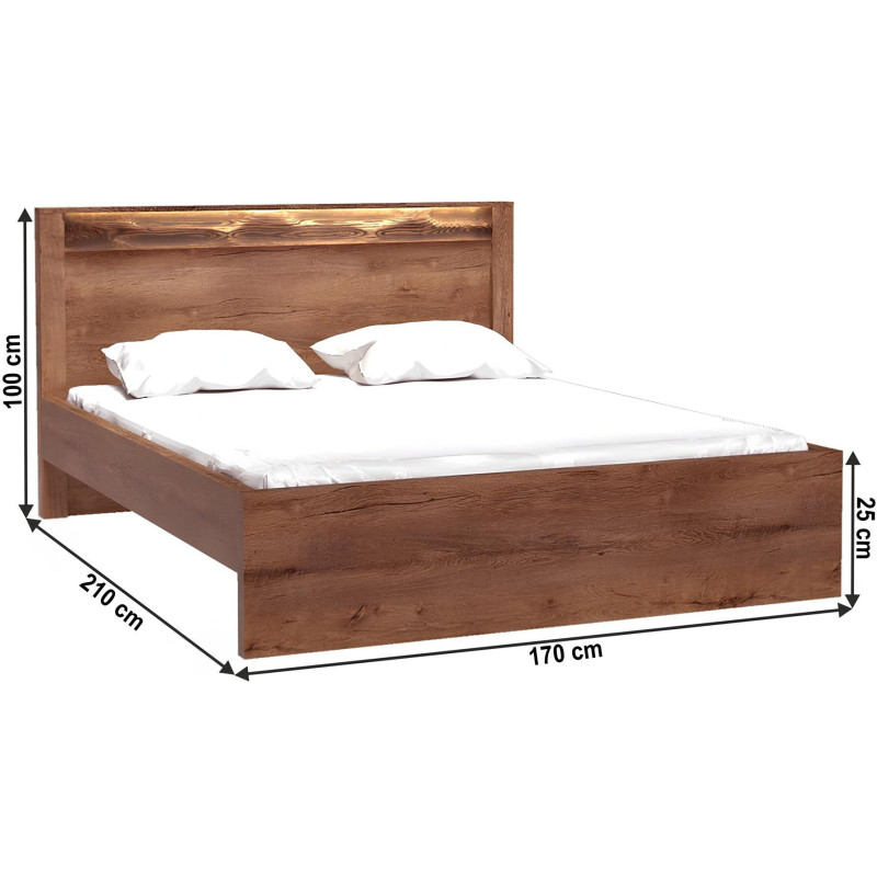 Postel INFINITY I-19 160x200 jasan světlý moderní