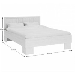 Postel L1 160x200, sosna andersen / dub lefkas, PROVANCE