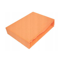 Jersey prostěradlo Exclusive pomerančové