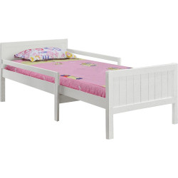 Rostoucí postel EUNIKA 90x120–200 bílá dětská